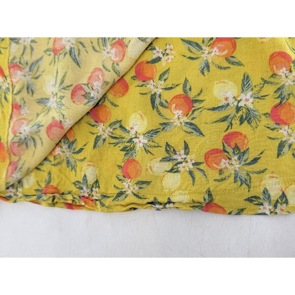 Wild Fable Linen Blend Peach Lightweight Wrap Mini Skirt Size XS‎ Boho Festival - Picture 4 of 9